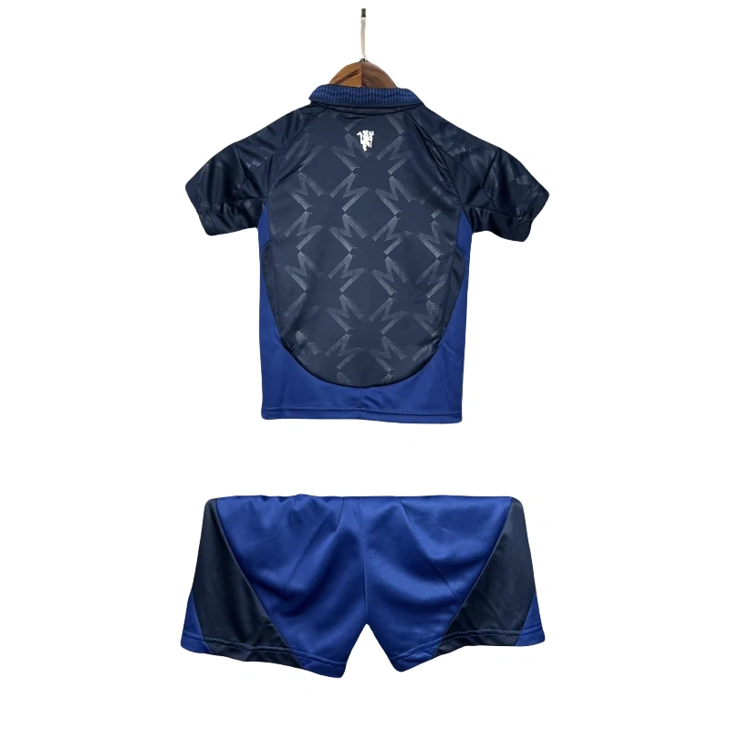 24-25 Manchester United Away Kids Jersey+Shorts - Image 2