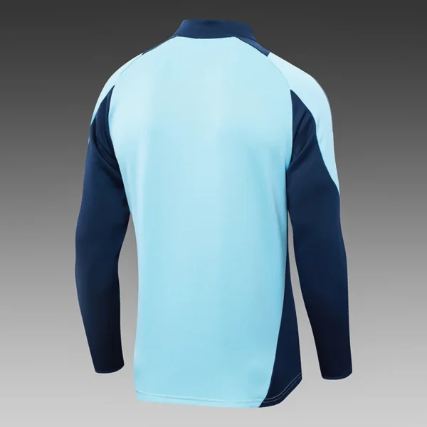 Arsenal Half-Pull Training Suit Baby Blue Football Shirt 2024/2025 - Image 4