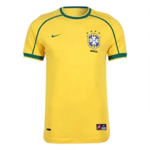 Brazil Retro Jersey Home World Cup 1998