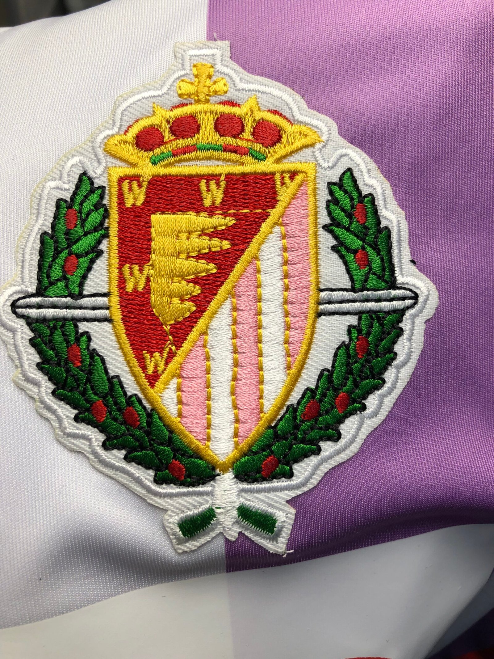 85/86 Real Valladolid Home Jersey Retro Version - Image 7