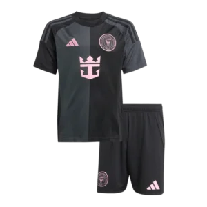 Kids Inter Miami CF Adidas Custom Away Soccer Kits 2025
