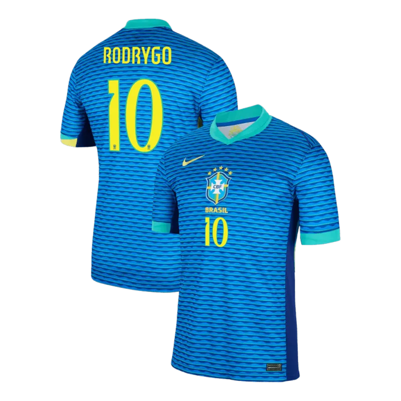 Brazil Away Jersey VINI JR. #7 RODRYGO #10 Copa America 2024 - Image 2