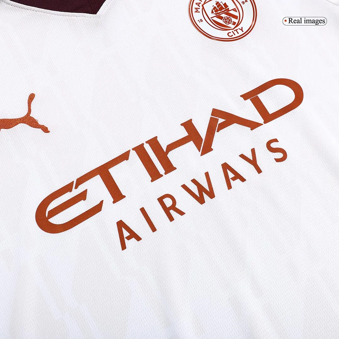 2023/24 Manchester City Away Long Sleeve Jersey - Image 7