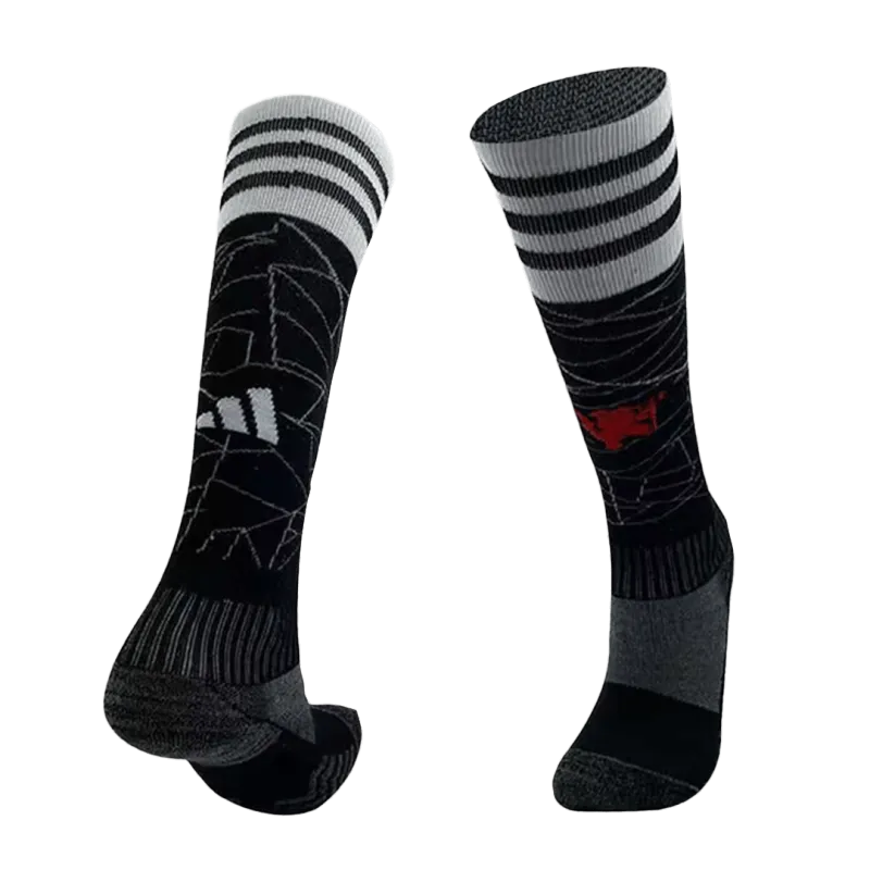 23-24 Manchester United Home Whole Kit Jersey+Shorts+Socks - Image 4