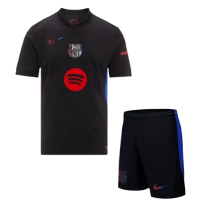 Barcelona Away Soccer Uniform Kits 2024-25 - Spotify Logo Without Text