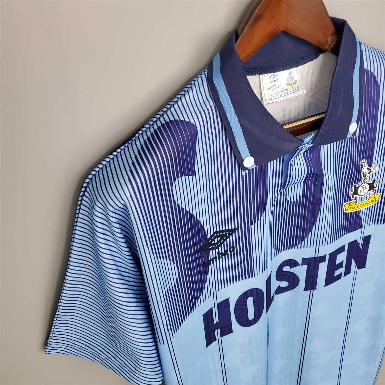 Tottenham Hotspur Soccer Jersey Away Retro Replica 1992/94 - Image 8