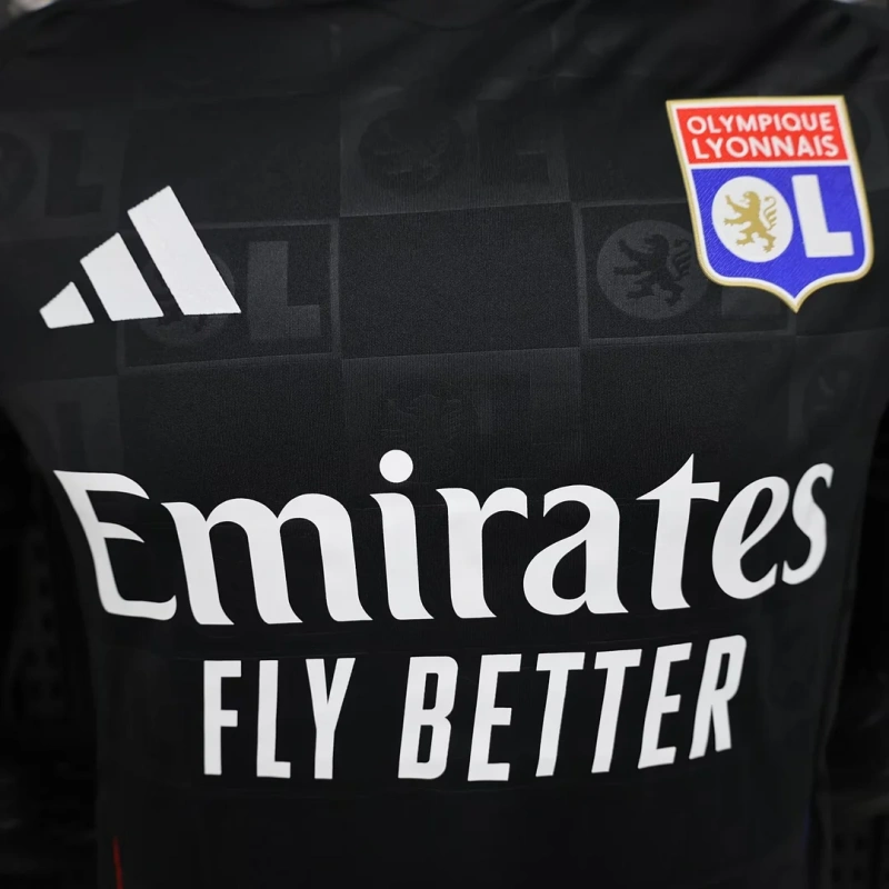 2024/2025 Player Version Lyon Away Football Shirt - Image 3