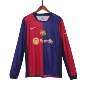 24-25 Barcelona Home Long Sleeve Jersey