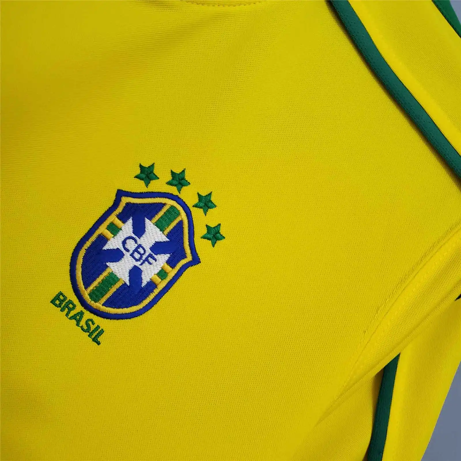 Brazil Retro Jersey Home World Cup 1998 - Image 6