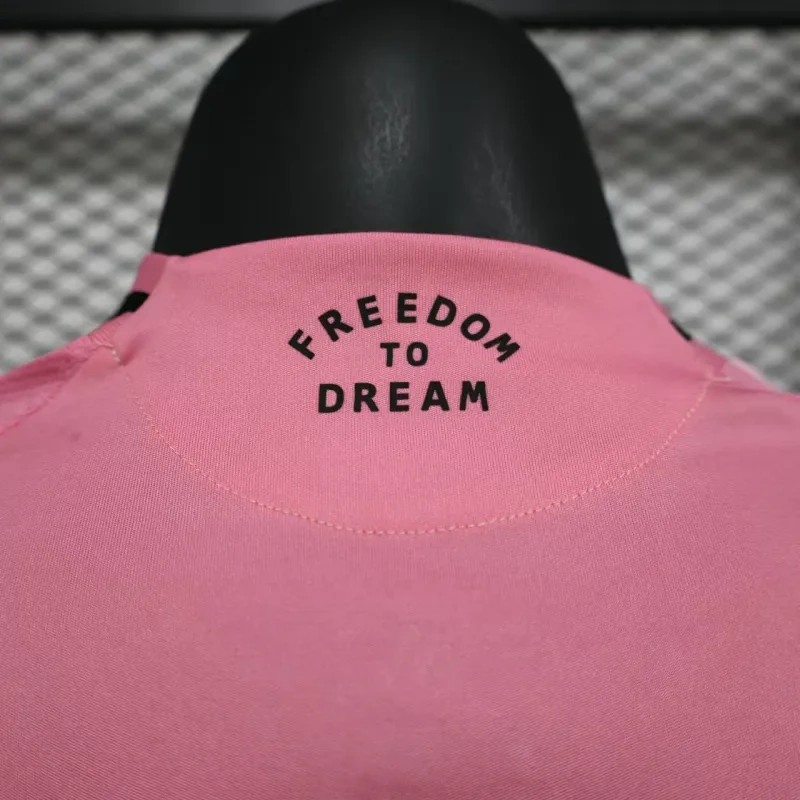 Inter Miami CF Home Pink Soccer Jersey Player Version Shirt 2025-26 - Image 11