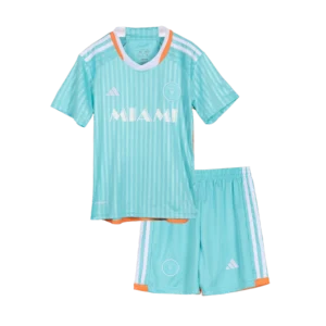 24-25 Inter Miami CF Third Away Soccer Kids Kit Jersey+Shorts