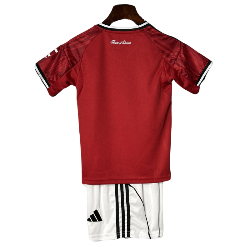 Kids Manchester United Home Soccer Kits 25-26 - Image 2