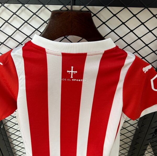 24/25 kids Sporting Gijon Home jersey - Image 5