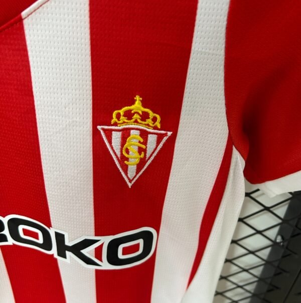 24/25 kids Sporting Gijon Home jersey - Image 6