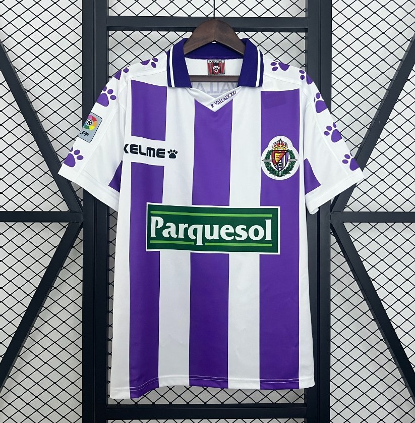 95/96 Real Valladolid Home Jersey Retro Version