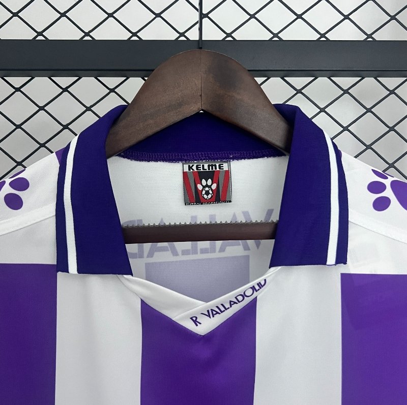 95/96 Real Valladolid Home Jersey Retro Version - Image 4