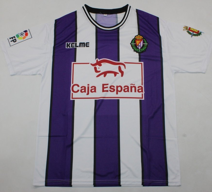 99/00 Real Valladolid Home Jersey Retro Version