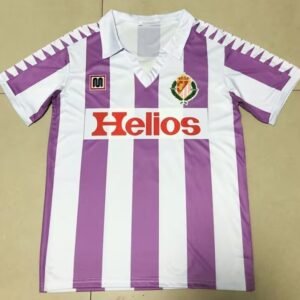 85/86 Real Valladolid Home Jersey Retro Version