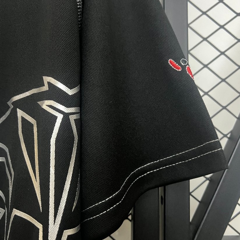 05/08 Athletic Bilbao Black Jersey Retro version - Image 5