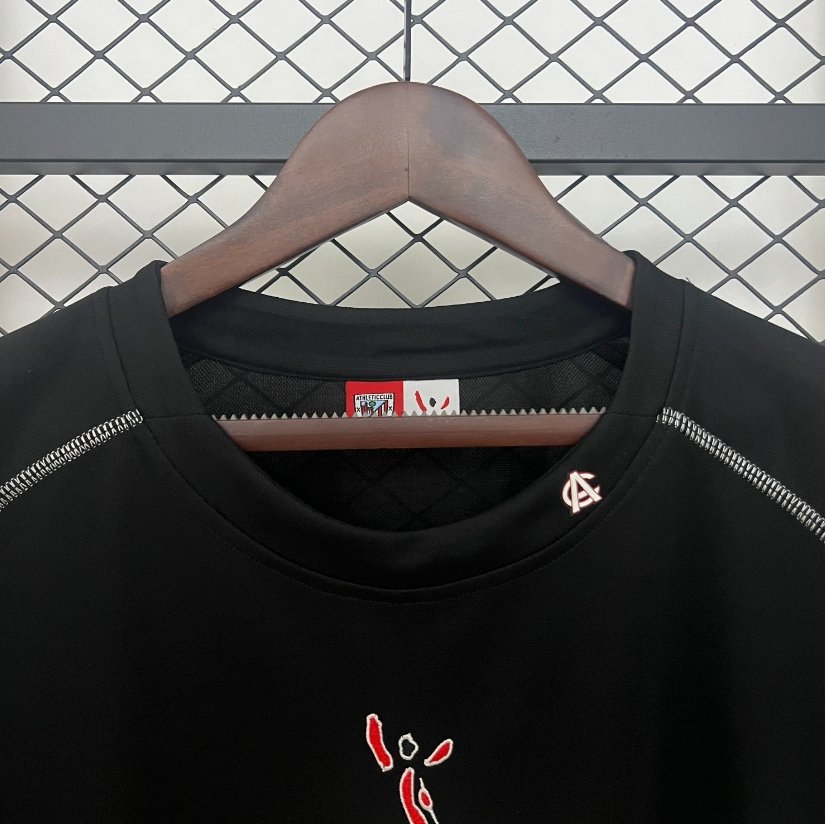 05/08 Athletic Bilbao Black Jersey Retro version - Image 7