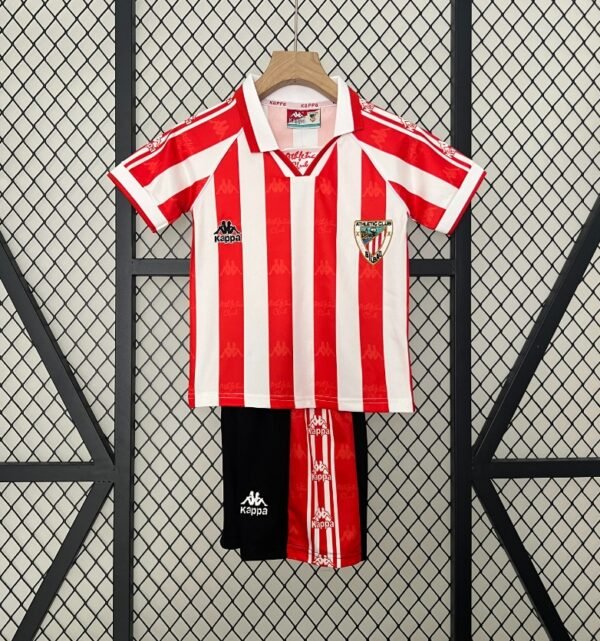 95/97 Kids Athletic Club de Bilbao Home Retro Jersey