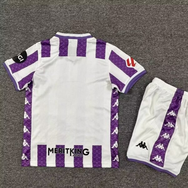 25/26 Kids Real Valladolid Home Fans Jersey - Image 3