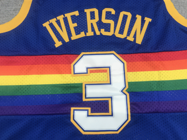 Nuggets No. 3 Iverson blue - Image 5
