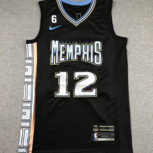 2023 Grizzlies No. 12 Morant City Edition Black