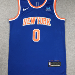 Knicks No. 0 DiVincenzo blue