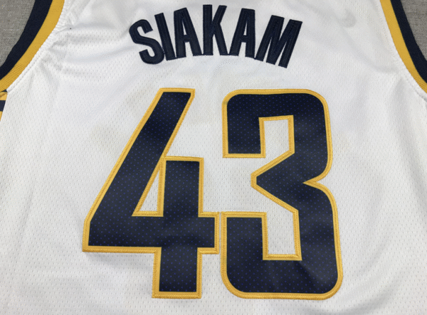 Pacers No. 43 Siakam White - Image 5