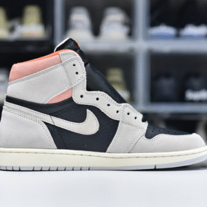 Jordan 1 Retro High Neutral Grey Hyper Crimson 555088-018