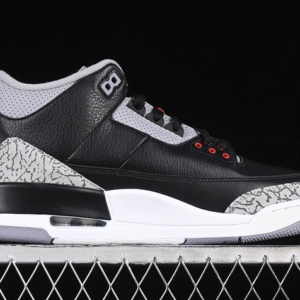 AIR JORDAN 3 BLACK CEMENT BLACK∕FIRE RED∕CEMENT GREY∕SA