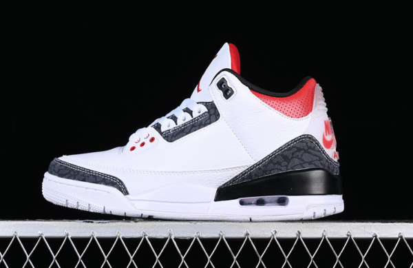 AIR JORDAN 3 RETRO DENIM SE WHITE∕FIRE RED∕BLACK - Image 5