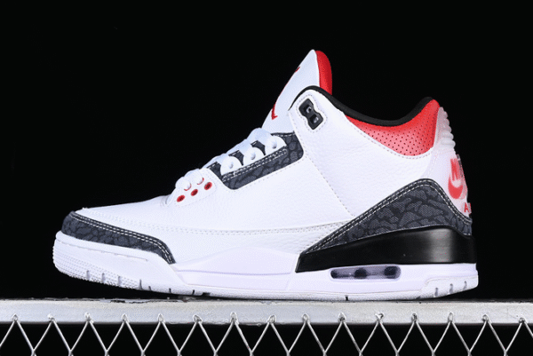 AIR JORDAN 3 RETRO DENIM SE WHITE∕FIRE RED∕BLACK - Image 12