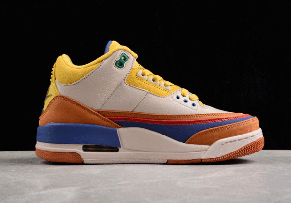 AIR JORDAN 3 RETRO GOKU BROWN∕YELLOW∕BEIGE∕BLUE