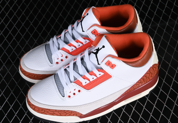 AIR JORDAN 3 RETRO GS MARS STONE WHITE∕BLACK∕MARS STONE - Image 8