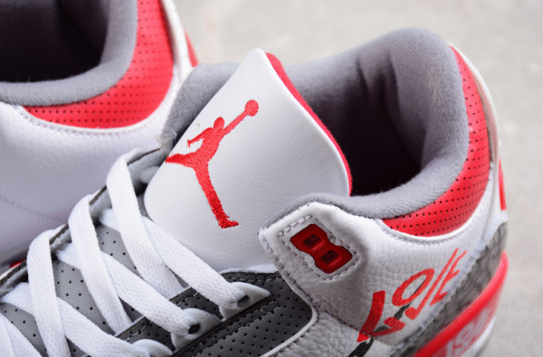 AIR JORDAN 3 RETRO FIRE RED WHITE∕BLACK∕GREY∕RED - Image 11