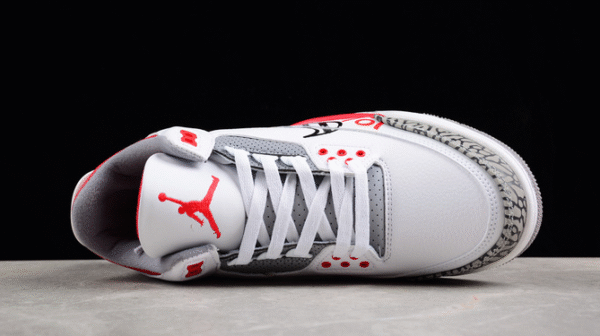 AIR JORDAN 3 RETRO FIRE RED WHITE∕BLACK∕GREY∕RED - Image 5