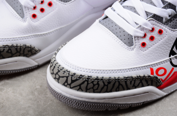 AIR JORDAN 3 RETRO FIRE RED WHITE∕BLACK∕GREY∕RED - Image 9
