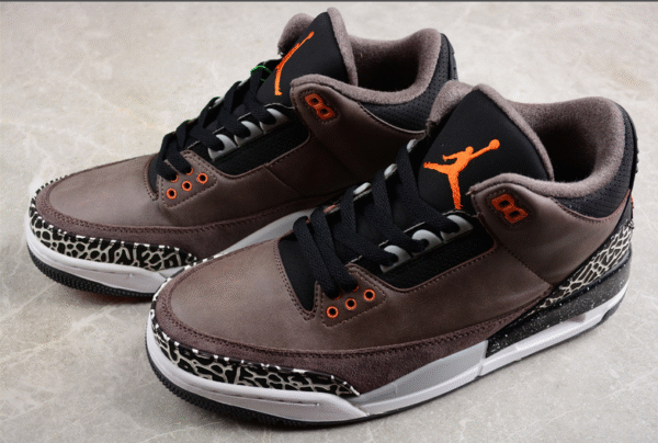 AIR JORDAN 3 RETRO BLACK∕ORANGE∕BROWN∕WHITE - Image 9