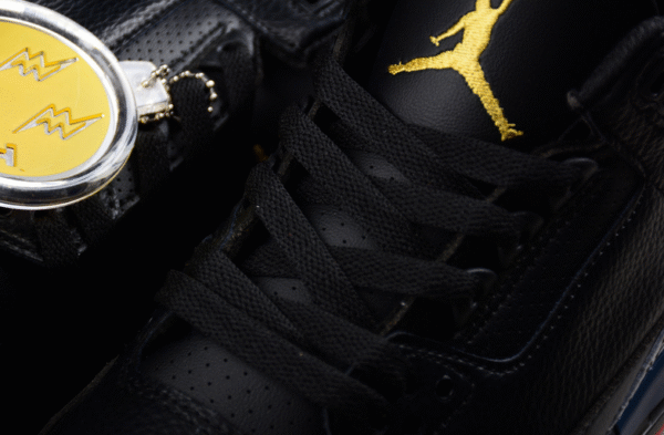 AIR JORDAN AJ3 RETRO BLACK∕GREY∕ORANGE∕YELLOW - Image 2