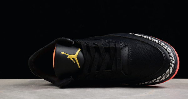AIR JORDAN AJ3 RETRO BLACK∕GREY∕ORANGE∕YELLOW - Image 8