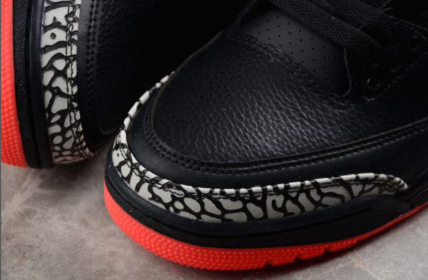 AIR JORDAN AJ3 RETRO BLACK∕GREY∕ORANGE∕YELLOW - Image 12