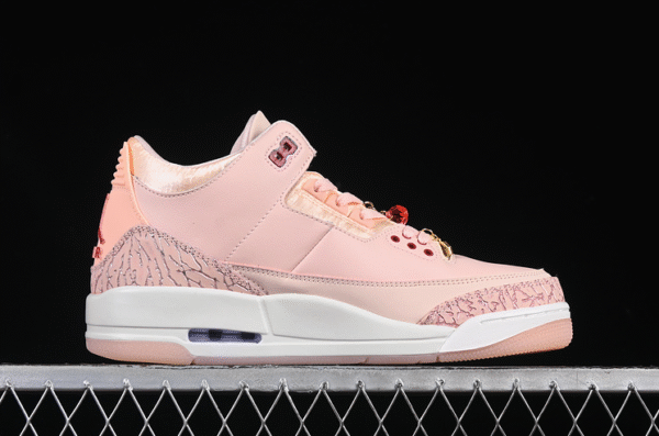AIR JORDAN 3 VALENTINE S DAY WASHED CORAL∕GYM RED∕SAIL
