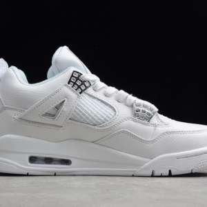 AIR JORDAN 4 RETRO PURE MONEY WHITE∕METALLIC SILVER