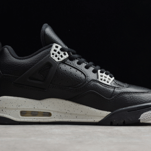 AIR JORDAN 4 RETRO LS OREO BLACK∕TECH GREY-BLACK