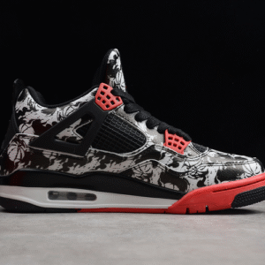 AIR JORDAN 4 RETRO SINGLES DAY∕TATTO BLACK∕FIRE RED