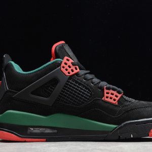 AIR JORDAN 4 NRG BLACK∕GORGE GREEN-VARSITY RED