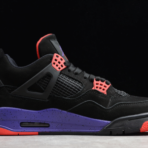 GZ AIR JORDAN 4 RETRO NRG BLACK∕COURT PURPLE-UNIVERSITY RED