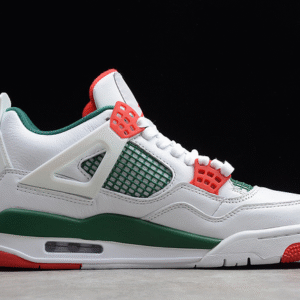 AIR JORDAN 4 NRG WHITE∕GORGE GREEN-VARSITY RED